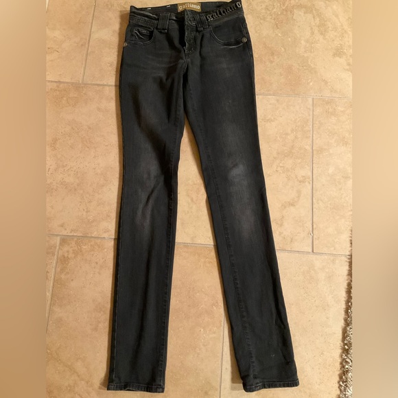 John Galliano Jeans Rare John Galliano Vintage Black Jeans Size 26